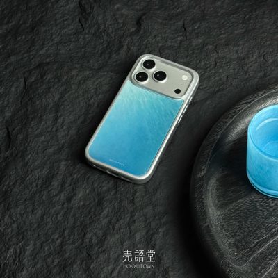 「云海琉璃」壳语堂新中式适用苹果iphone17Promax手机壳17pro/16Pro/15pro防滑全包玻璃高级感小众手机壳
