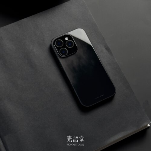 「暮云薄墨」壳语堂新中式适用苹果iphone16Promax手机壳14Pro/13pro防滑华为安卓全包玻璃高级感小众手机壳