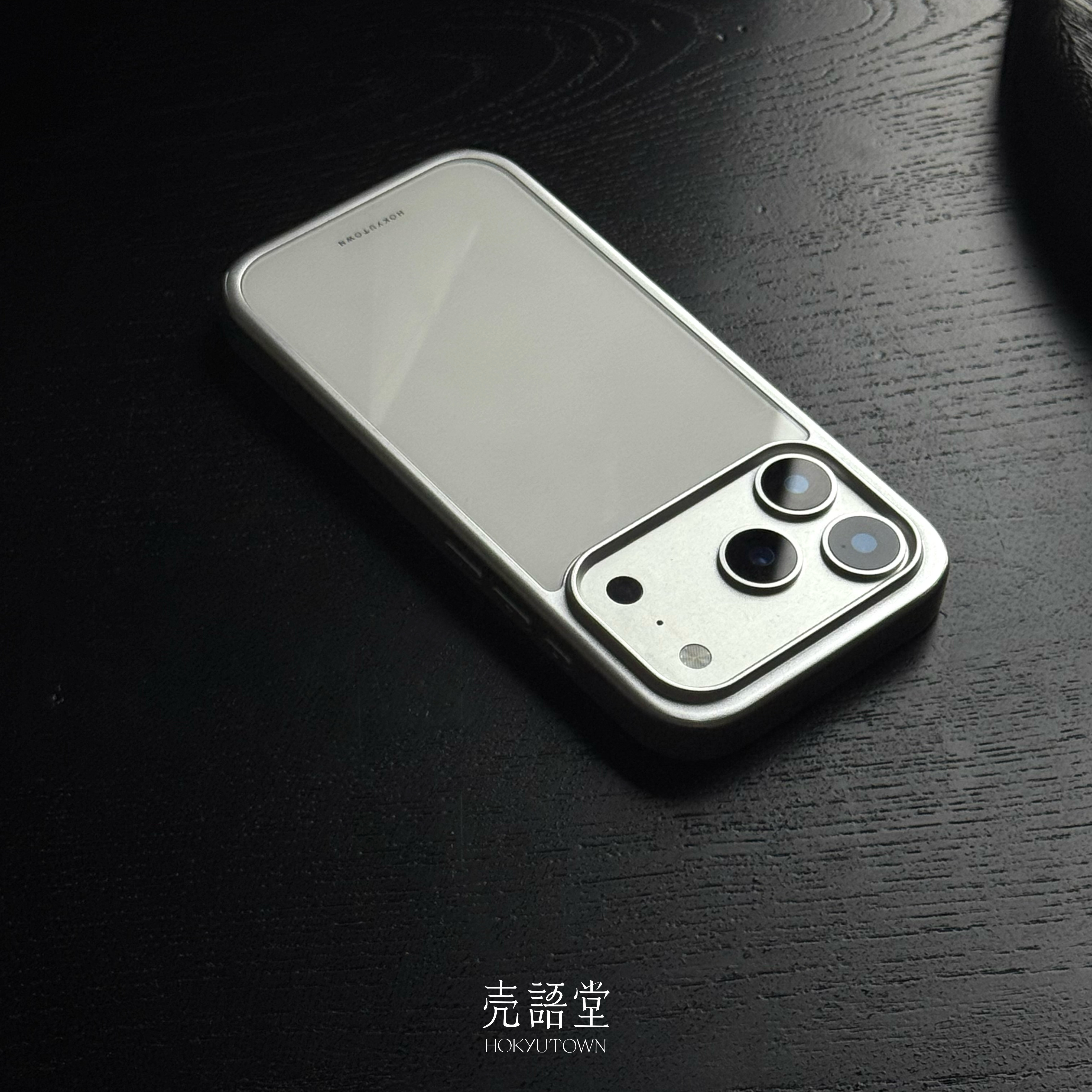 「雪练瓷白」壳语堂新中式适用苹果iphone17Promax手机壳17pro/16Pro/15pro防滑全包玻璃高级感小众手机壳