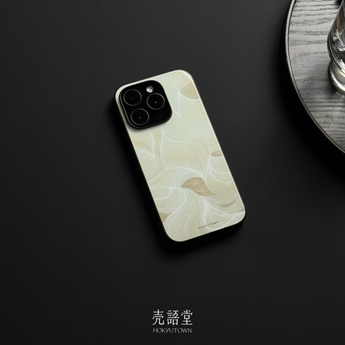 「绸光流川」壳语堂新中式适用苹果iphone17Promax手机壳16Pro/15pro防滑华为安卓全包玻璃高级感小众手机壳
