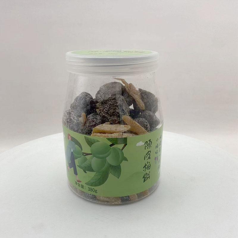 李都陈皮梅饼380g罐装无核蜜饯