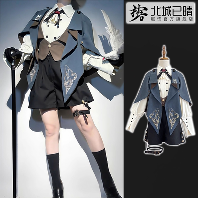 【四件套】叙事诗Lolita正太王子装斗篷马甲衬衫短裤男女同款套装