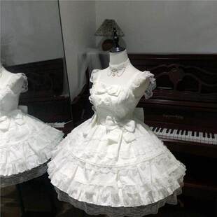 【白色天使之翼】YoYo酱原创设计Lolita洋装doll感jsk吊带连衣裙