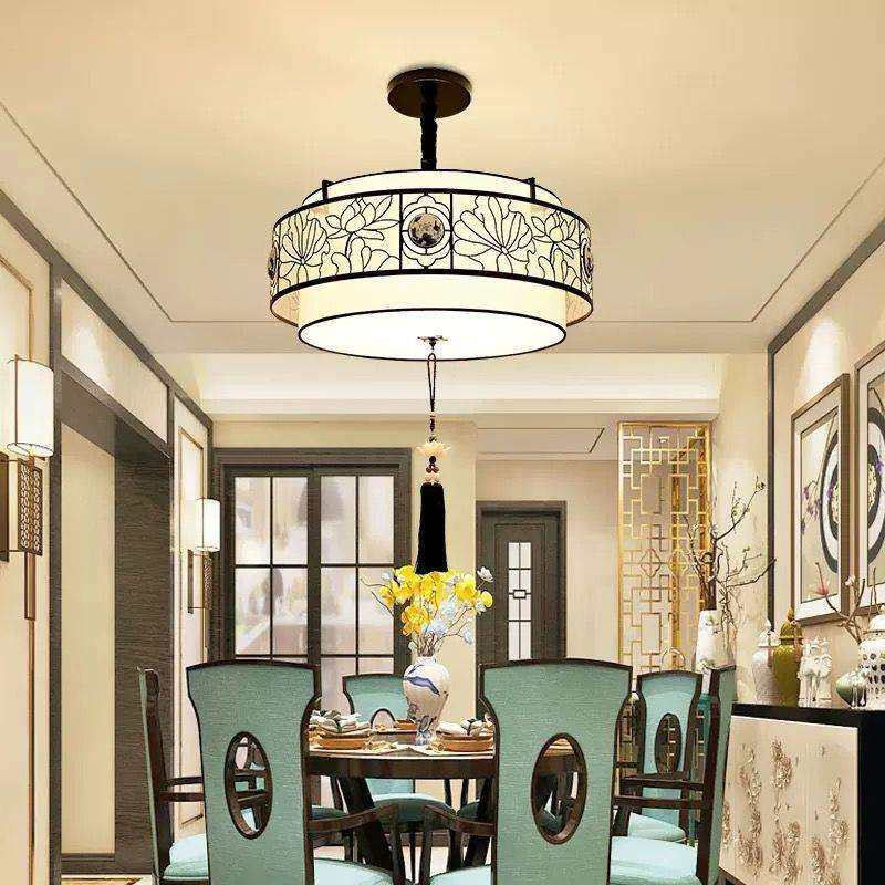 新中式圆形吊灯铁艺中国风吸吊两用客厅仿古灯饰酒店茶楼仿古灯,鲜花速递/花卉仿真/绿植园艺,割草机/草坪机,淘宝优惠券,粉丝福利购,淘宝优惠卷