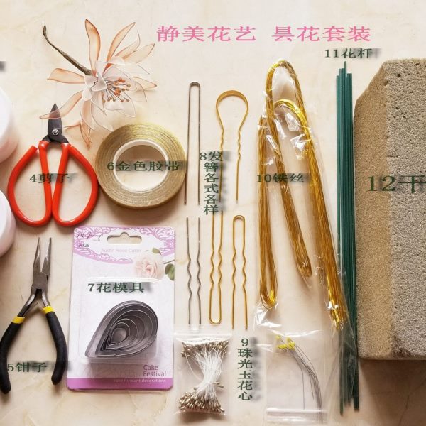 模具造花液大美水晶套装DIY手工树脂幻手渐变作汉服师昙花花材料