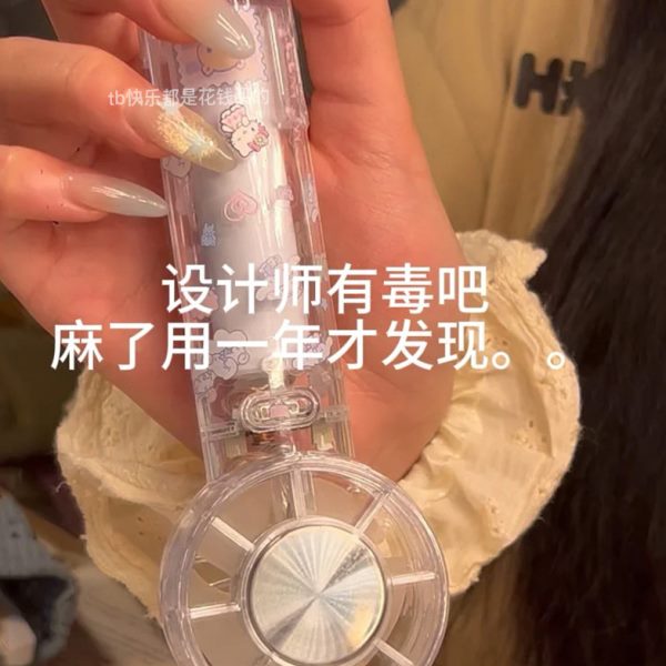 ！冰小风扇学生宿舍敷冰制冷课usb都沉默上小型手持电风扇鼠了冰