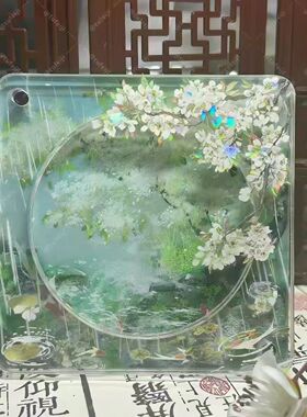 古风桌面收纳砖摆件装饰品