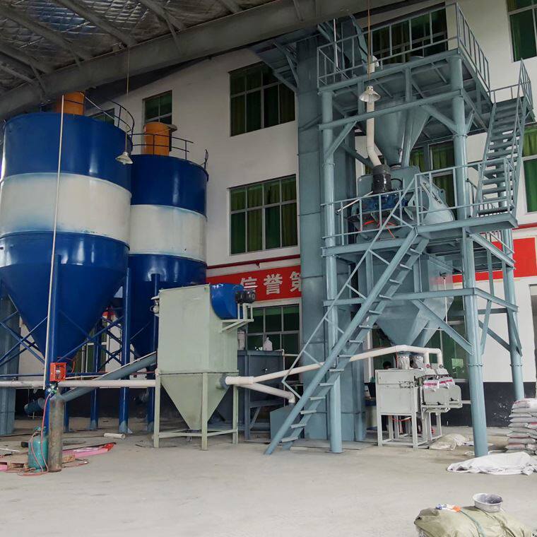 年产15万吨干混砂浆搅拌设备 日产500吨石膏砂浆搅拌站