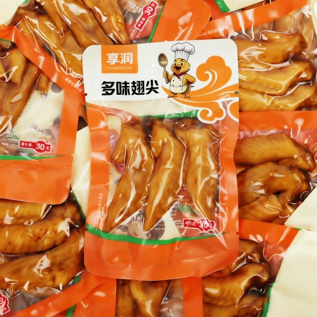 多味翅尖卤味鲜嫩鸡翅尖泡卤休闲追剧小包装开袋即食鸡肉解馋零食