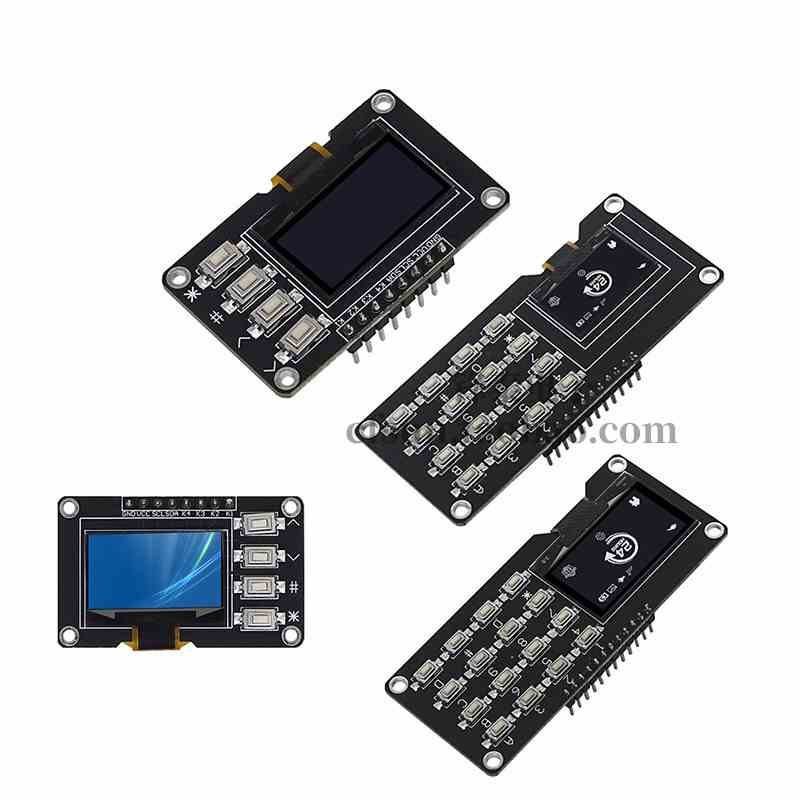 带按键菜单按钮0.96/1.3寸OLED显示屏模块12864液晶屏显示器模组