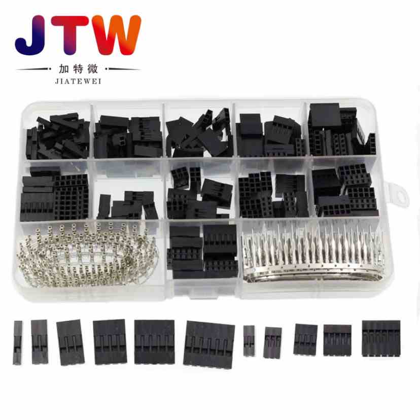 620pcs 310pcs 2.54mm杜邦跳线头连接器外壳配端子套件 套装