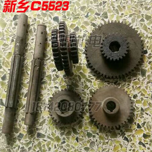 新乡机床厂C5523 立车配件 双联 三联 齿轮 花键轴 轴