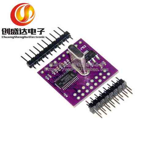 MCU-752 SC16IS752 I2C/SPI 总线接口 转 双通道 UART 转换模块