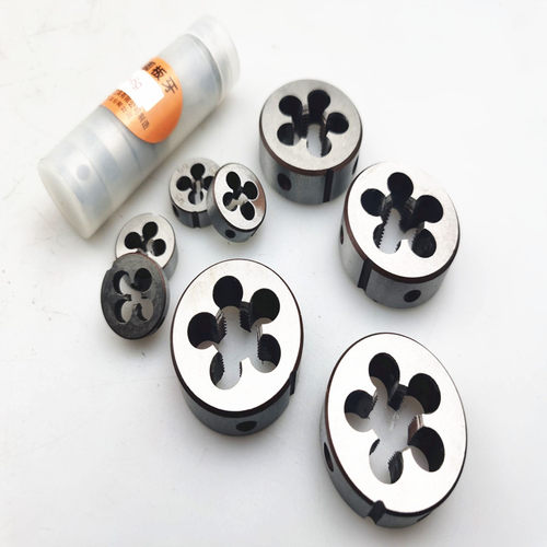 圆板牙 合金工具钢元板牙m21m22m23m24m25m26*1*1.25*1.5*2*3细牙