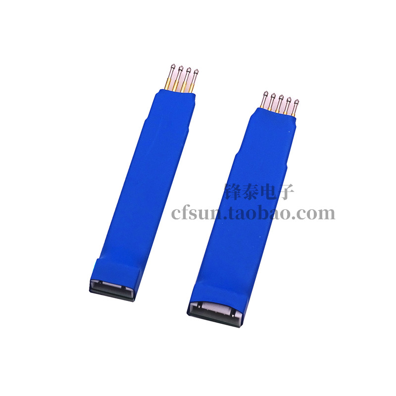 2.00mm-4P 烧写针3P 5P 6P ARM 烧录线 探针 测试针 弹簧针STM32