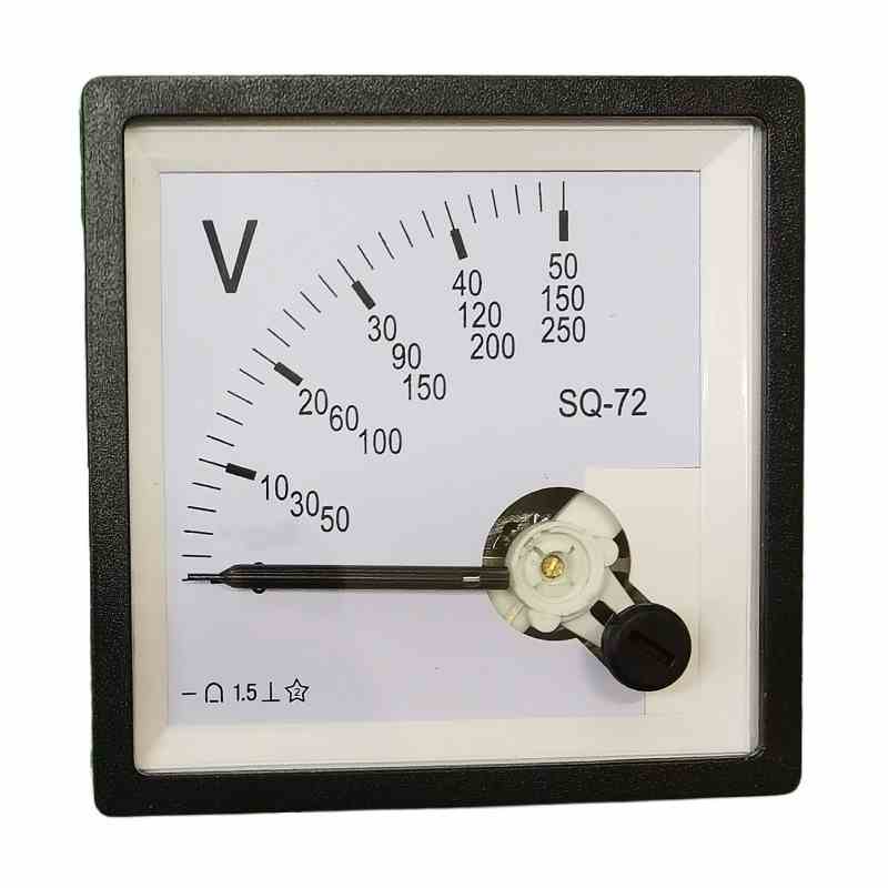 SQ-72指针式交流电压表50V150V250V三合一可稳压器变压器同步表