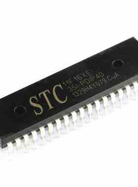 STC单片机 STC11F16XE-35I-PDIP40 STC11F16XE 全新原装
