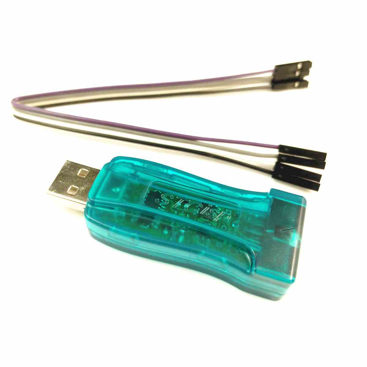 自动STC下载线 单片机编程器USB转TTL免手动冷启STCISP全隔离型