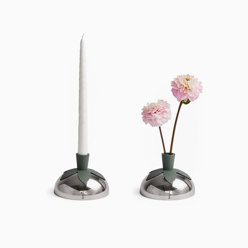 瑞典进口KLONG blad花瓶摆件小号烛台两用礼物插花装饰北欧风ins