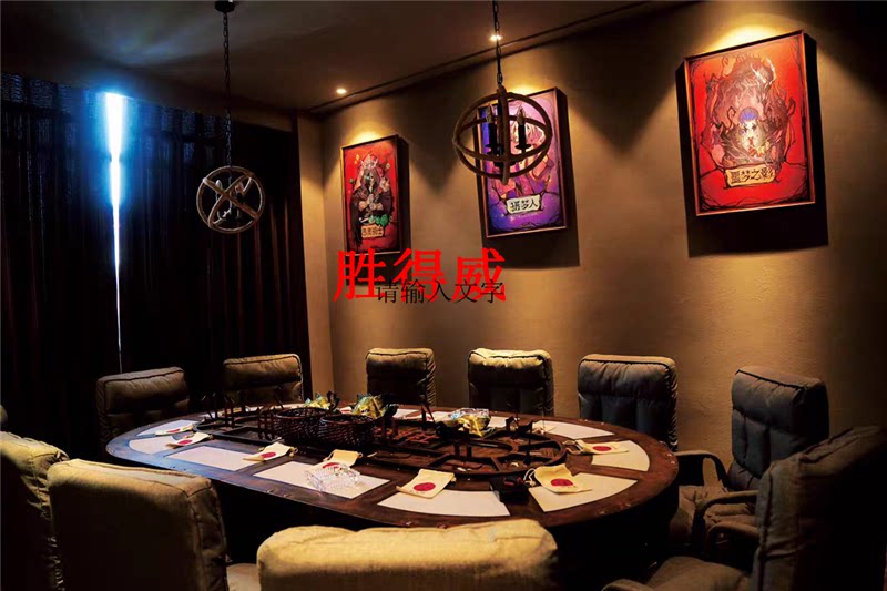 定制品狼人杀专用个性游戏桌狼人装饰摆件