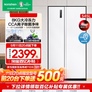 容声545L离子净味对开双开门大容量Ronshen/容声 BCD-545WD6HP