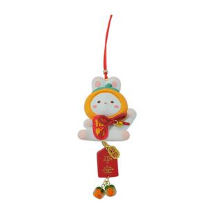 汽挂件车载香薰挂饰龙年开 兔大吉大利子车内后运车大吉大利照镜