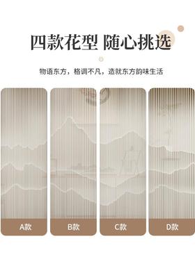 屏隔断客厅山水屏叠风折风GGGG-152可移动家用卧室办室实木简约遮