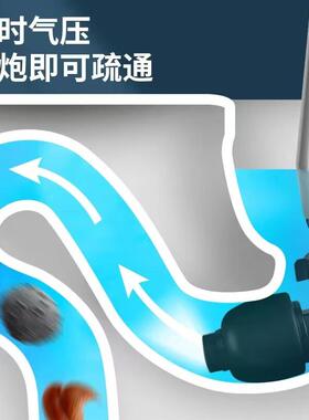 马桶疏神器炮高压下水道疏通锈钢一通不250327通神器管道堵塞疏通