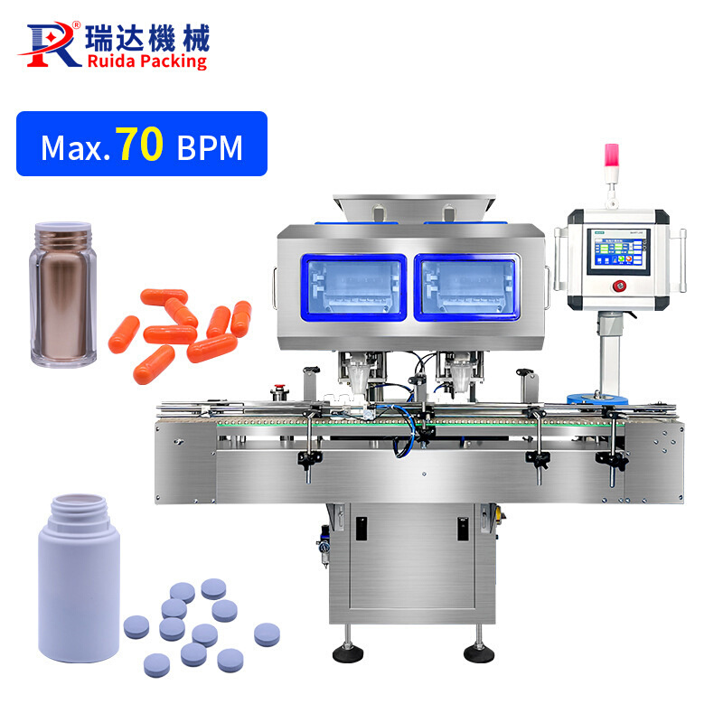 Medicine tablet counter capsule counting and filling machine