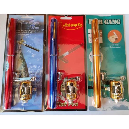 钢笔小微型迷你钓鱼竿1米1.4米1.6鼓轮冰刚超短口袋杆钢笔鱼竿