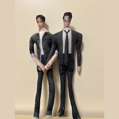 【檀健次】老鼠干玩偶无白边抽象搞怪铁丝公仔骨架可摆造型