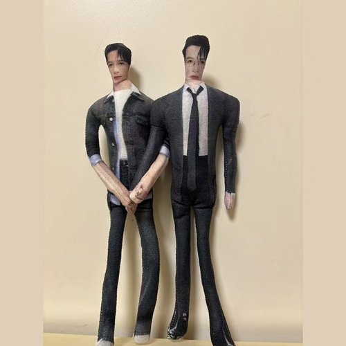 【檀健次】老鼠干玩偶无白边抽象搞怪铁丝公仔骨架可摆造型