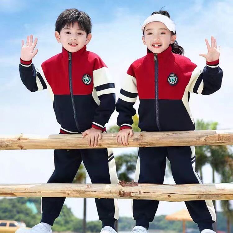 幼儿园园服纯棉春秋装英伦风小学生校服秋季班服运动会套装两件套