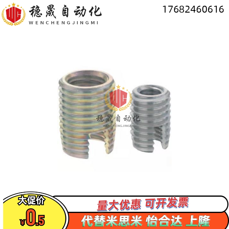 ENT ENTS 3-6 4-8 5-10 6-14 8-15 10-18 12-22开槽自攻螺丝套