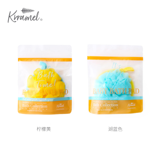 KRRAMEL儿童沐浴球浴花双面洗澡超柔软婴儿不伤肤宝宝浴球不散