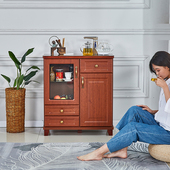 中式 茶水柜客厅智能双门饮水机柜子 茶吧机家用全自动2021实木新款