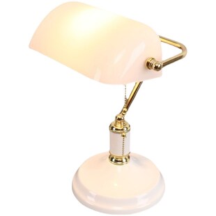 中古vintage银行复古台灯创意民国床头柜绿色玻璃灯具书房台灯饰