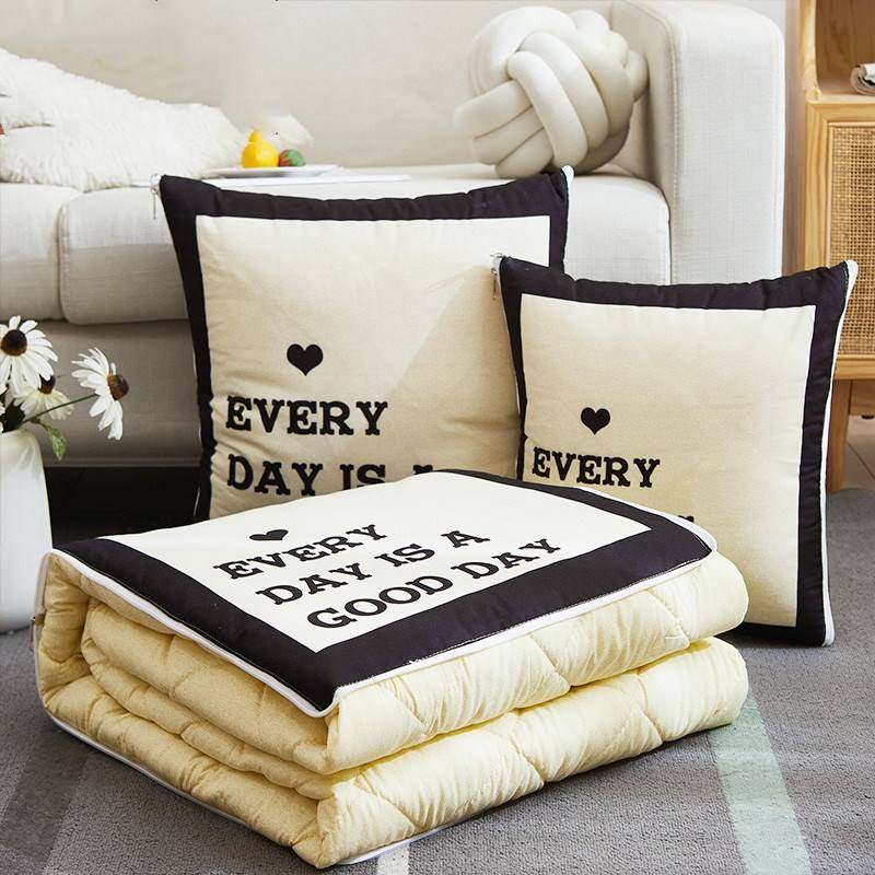 速发夏凉被抱枕盖毯二合一毛毯办公室午睡小被子可收纳两用车载枕,居家布艺,抱枕被,淘宝优惠券,粉丝福利购,淘宝优惠卷