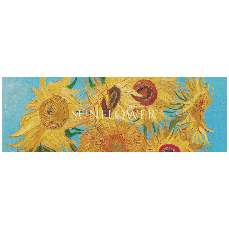 梵高油画厨房地垫皮革可擦免洗pvc防水防油地毯门垫入户门口定制