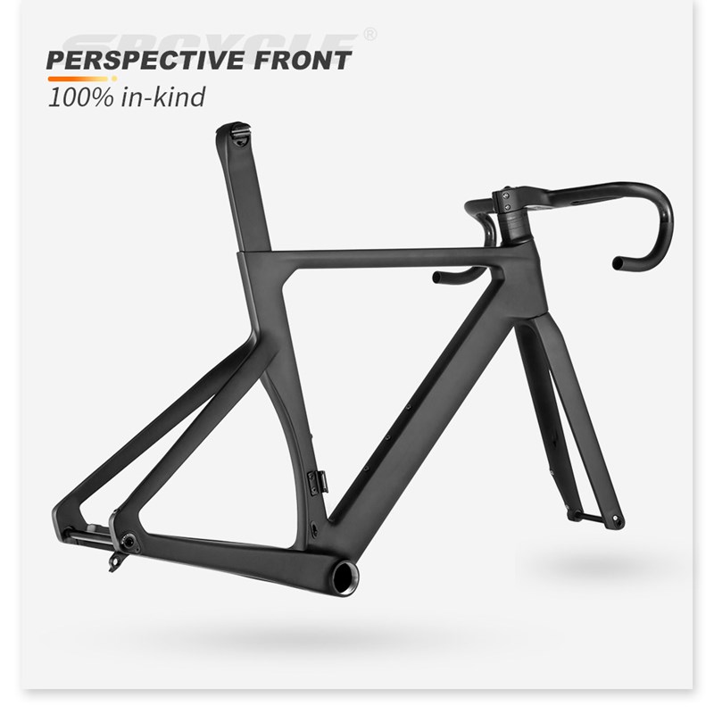 2024新款碟刹T1000碳纤维公路车架全内走线轻量化破风气动车架