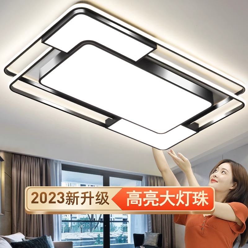 主客厅灯led吸顶灯新款现代简约大气大灯饰吊灯中山灯具工厂直销