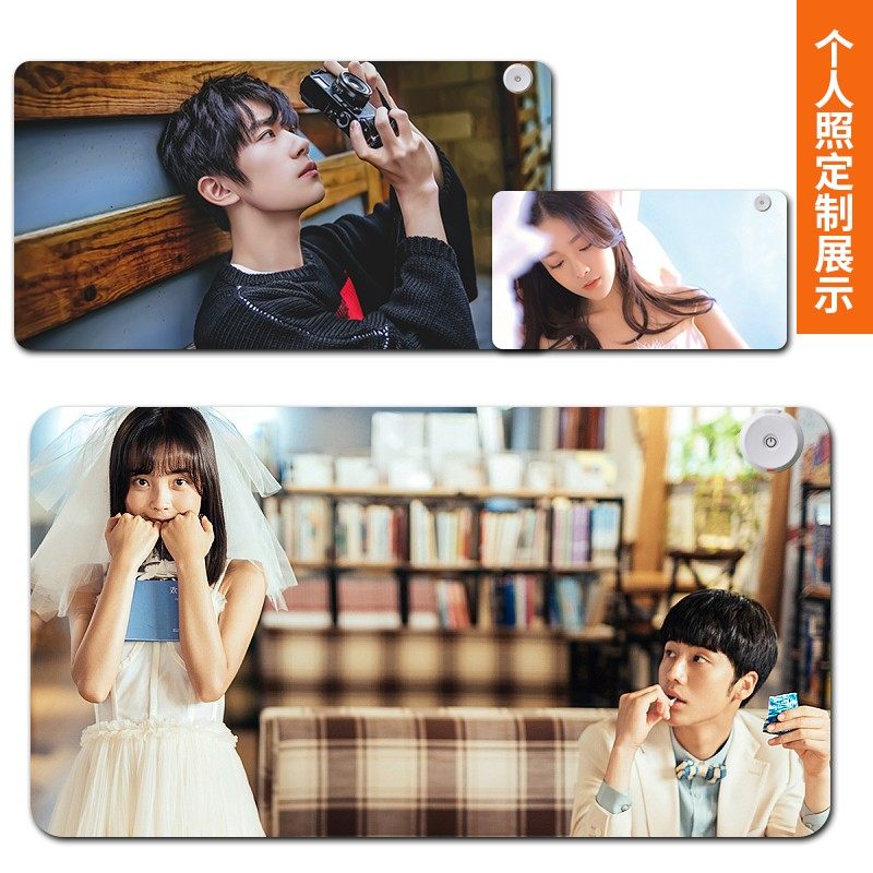 超大加热暖桌垫私人订制专业图片设计发热鼠标垫办公室电热暖手垫