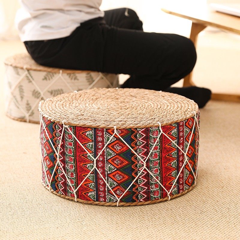 草编加厚蒲团懒人坐墩榻榻米坐垫地上飘窗地板客厅地毯蒲垫子家用,居家布艺,蒲团,淘宝优惠券,粉丝福利购,淘宝优惠卷