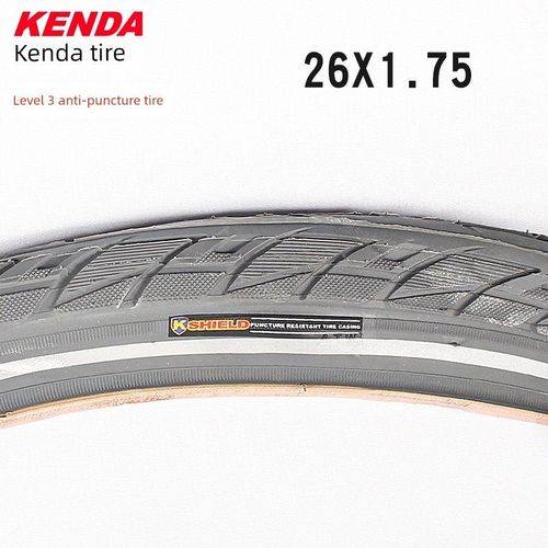 建大26寸自行车外胎K1088 26X1.75三级防刺带反光条锂电车轮胎