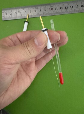 加长 R0303氯化银參比电极(玻璃3.8mm粗 80mm长)Ag Agcl电极L