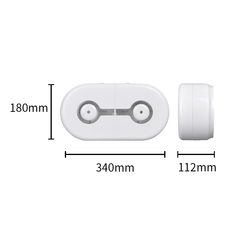 酒店商用双卷中心抽卷纸盒厕所大盘纸巾盒公共卫生间大卷纸盒壁挂