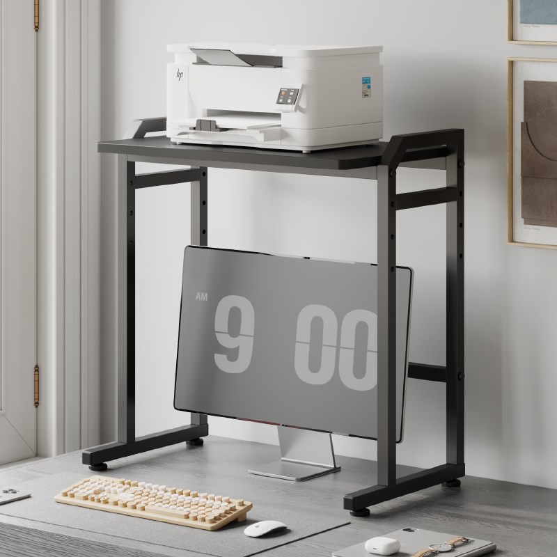 打印机架置物架桌面上显示器屏可调节支I架电脑音响主机箱分层架