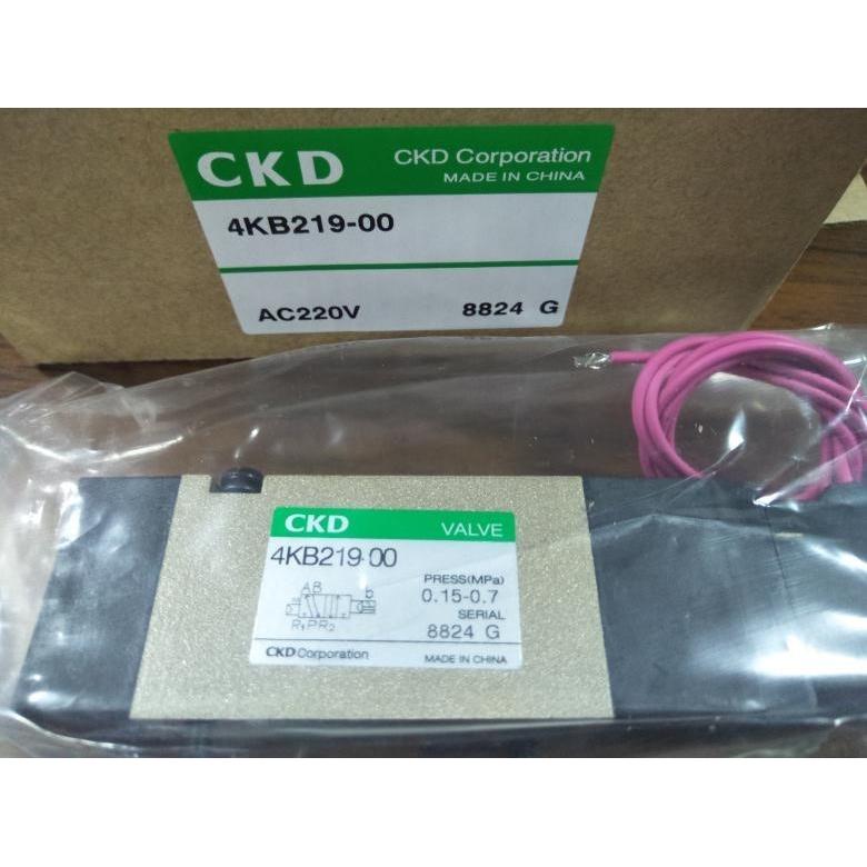 喜开理CKD电磁阀 4KB219-00-AC220V-D24 现货秒发 板式安装换向阀