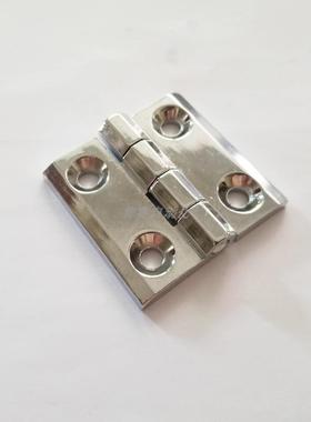 锌合金银色蝶形铰链 HFR07-40/50/60 孔距25/30/46冷库门合页定制