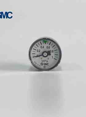 SMC原装正品气动真空负压表G36/G46/G43/G27-10-4-2-01M-C压力表